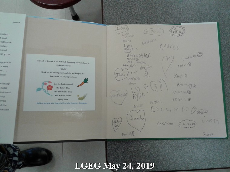 signed book LGEG May 24, 2019