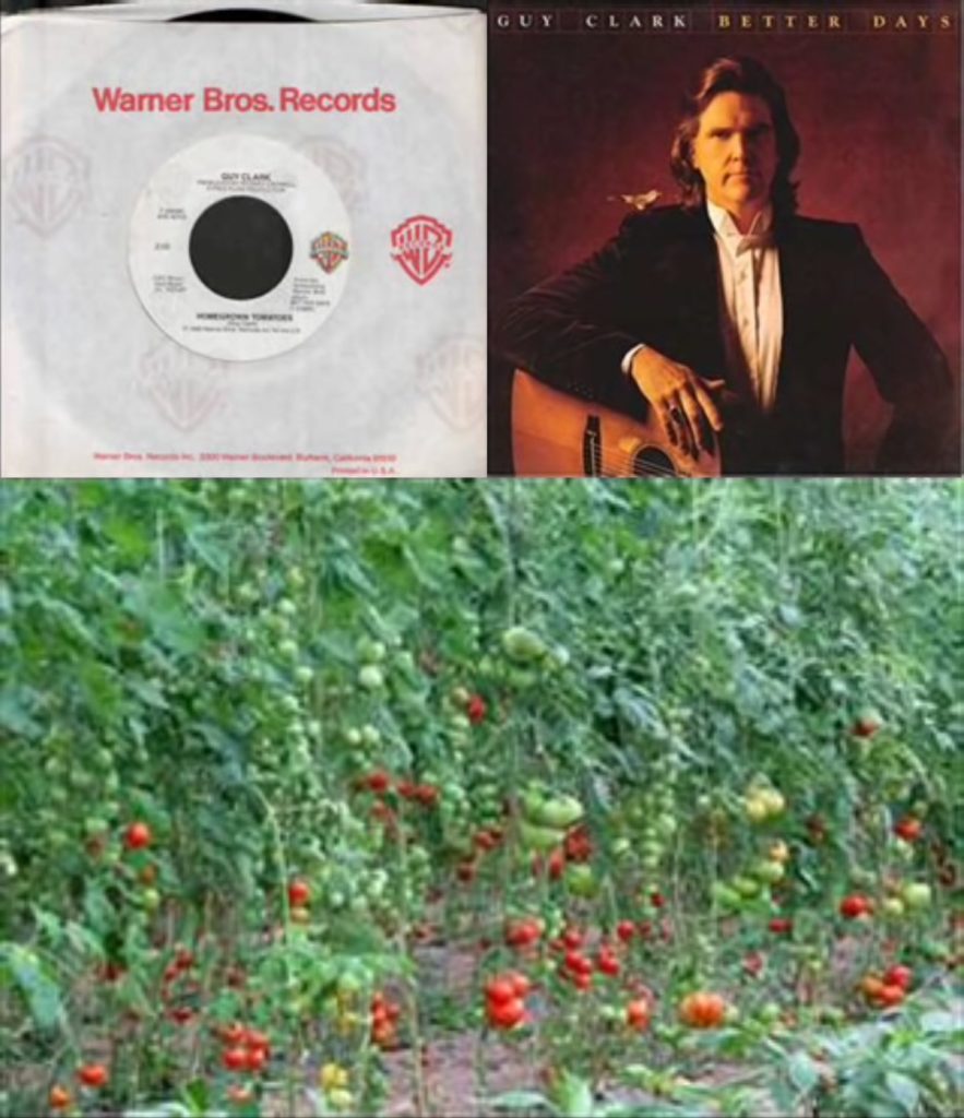 pic of 45, Guy Clark, Homegrown Tomatoes