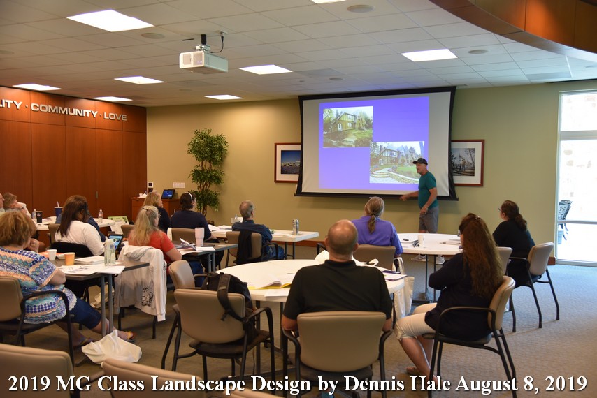 Landscape design MG class - Dennis Hale instructor
