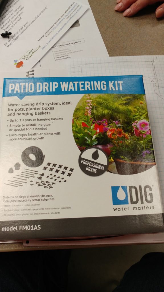 Patio Drop Watering Kit