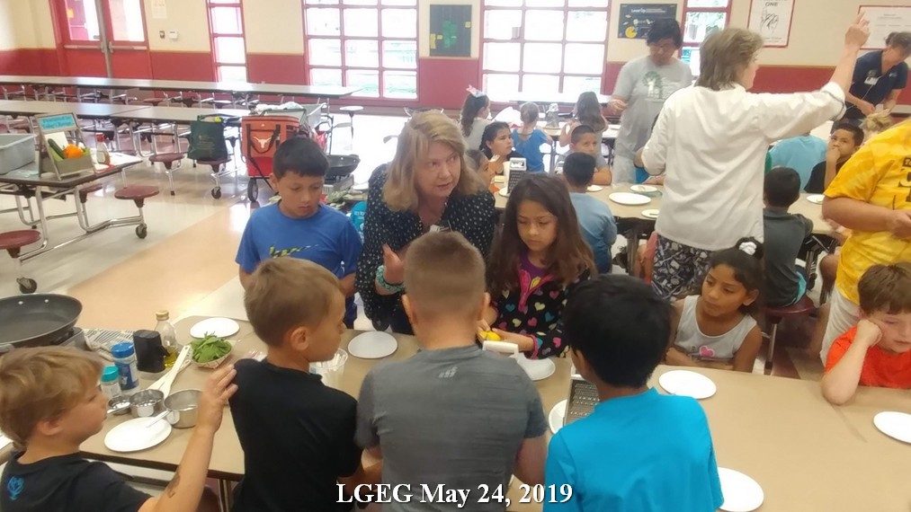 Marcia instructs students LGEG May 24, 2019