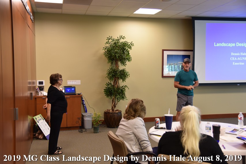 Landscape design MG class - Dennis Hale instructor