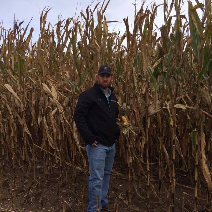 Photo of Scott Willey in a corn field