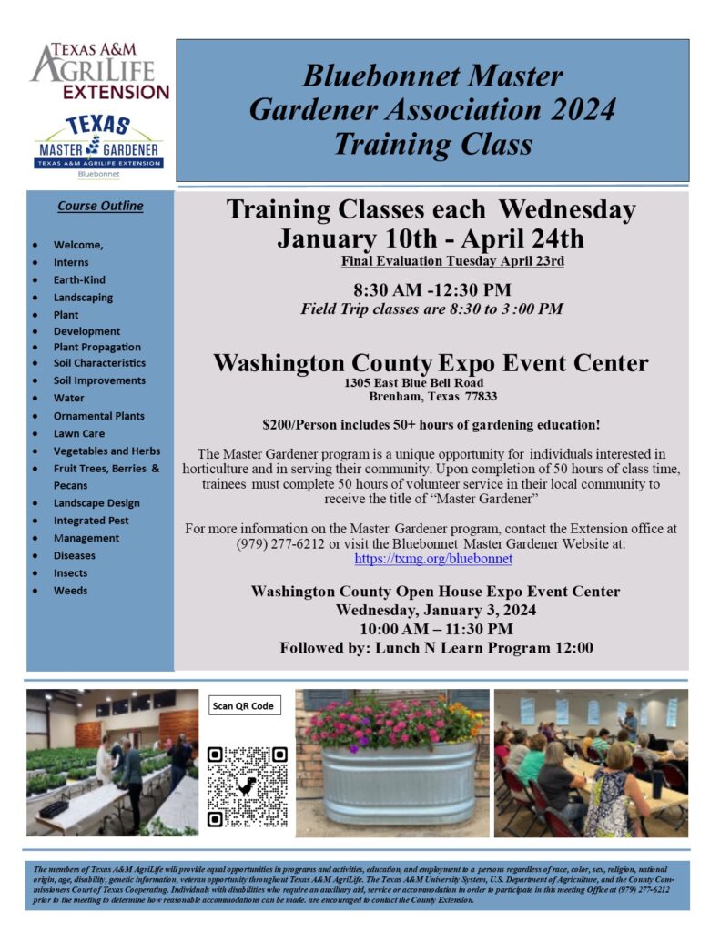 Flyer for Training Class