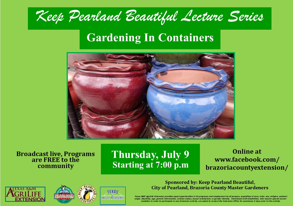 KPB Lecture: Container Gardening