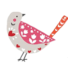 Bird "mascot" or favicon of The Mustard Seed Cafe.