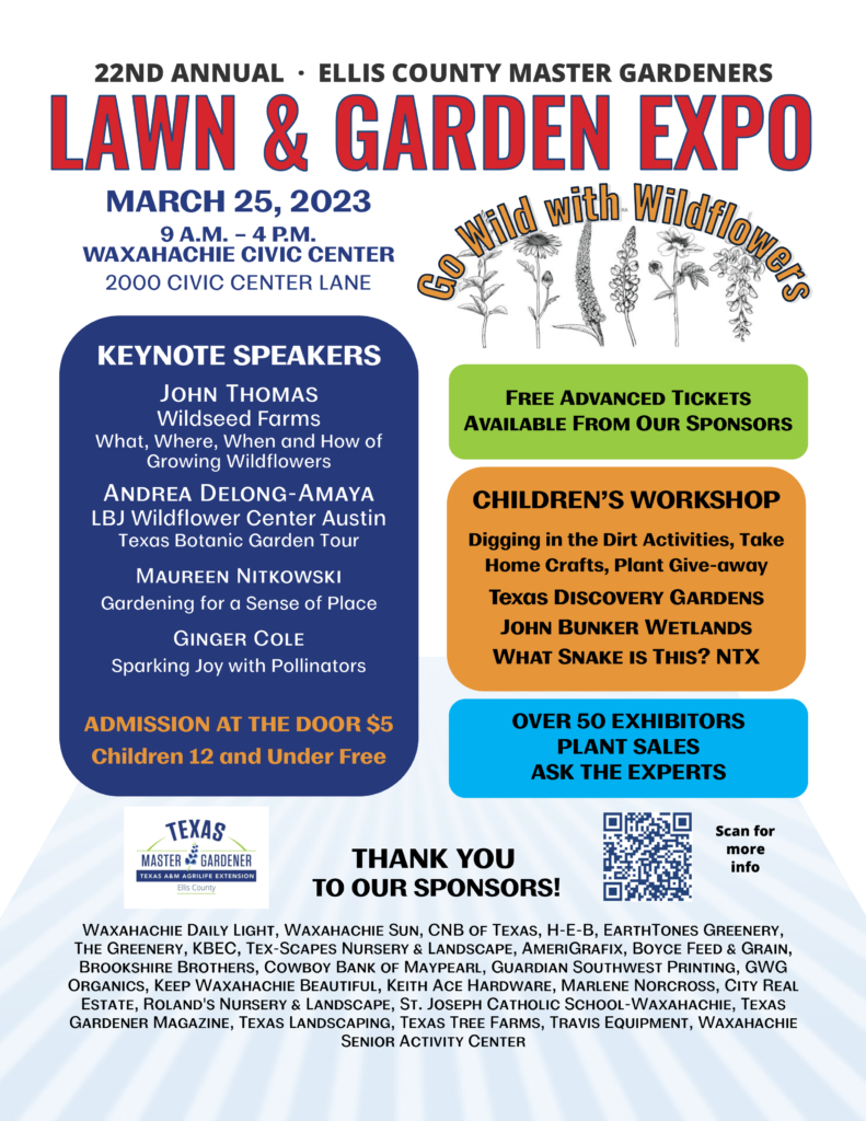 Ellis County Lawn & Garden Expo Texas Master Gardeners
