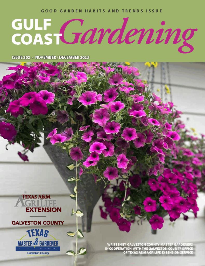 Gulf Coast Gardening Newsletter – Nov Dec 2025 (cover)