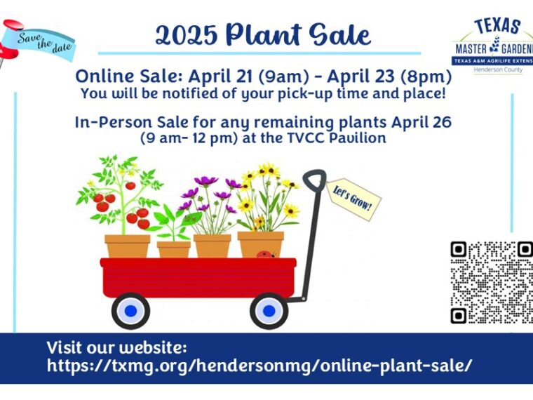 Plant Sale 2025 Save the Date Revised