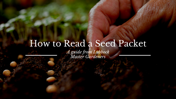 How to read a seed packet