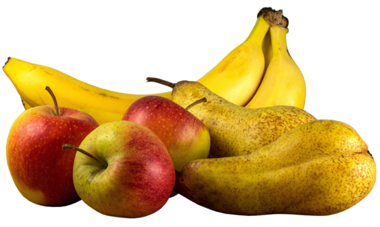 Apples, bananas & pears